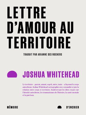 cover image of Lettre d'amour au territoire